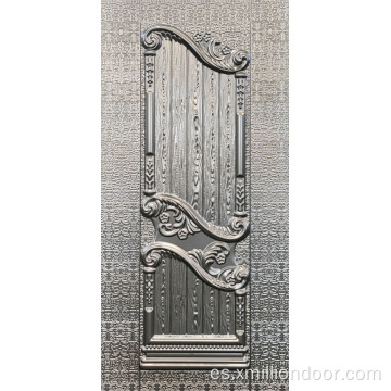 Elegante diseño de puertas de acero estampada